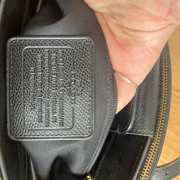 Black Coach Turnlock Carryall Bag - Picture 9 of 9